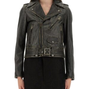 Refresh your wardrobe with the Golden Goose women's LEATHER STUD in Black