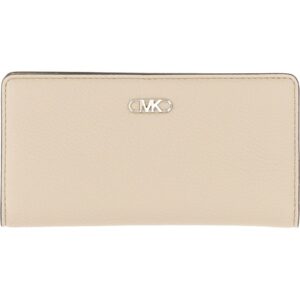 Explore the authentic MICHAEL BY MICHAEL KORS women's LEATHER WALLET in beige