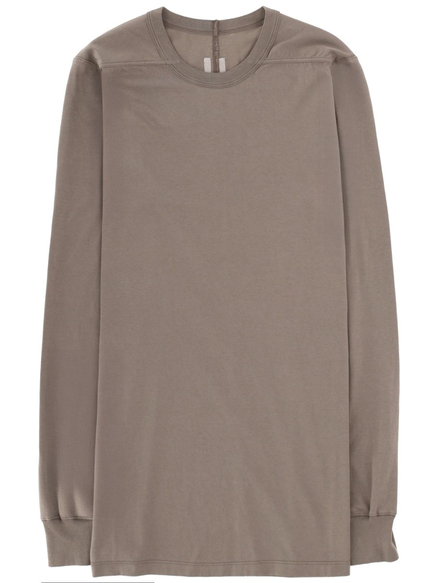 Discover the authentic RICK OWENS men's LEVEL LS T-SHIRT in Grey