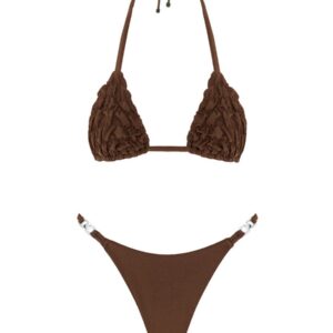 Explore the authentic SELIA RICHWOOD women's "LIA" BIKINI SWIMSUIT in Brown