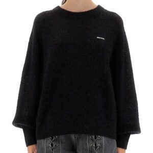Explore the authentic ROTATE BIRGER CHRISTENSEN women's LIGHTWEIGHT JERSEY WITH LOGO in Black