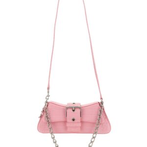 Refresh your wardrobe with the Balenciaga women's LINDSAY SHOULDER BAG in Pink