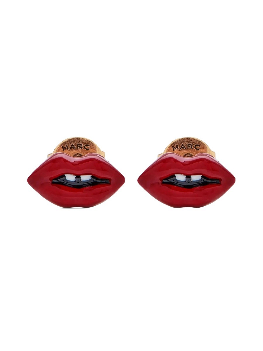 Discover the authentic Marc Jacobs women's "LIPS" EARRINGS in gold