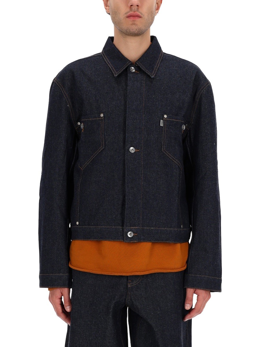 Discover the authentic YMC men's "LOFT" JACKET in DENIM