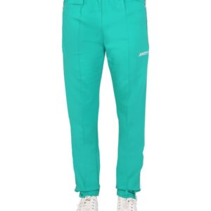 Discover the authentic MOUTY men's LOGO EMBROIDERY JOGGING PANTS in GREEN