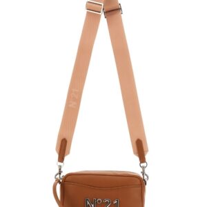 Discover the authentic N°21 women's LOGO PLAQUE BAG in BUFF