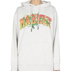 Elevate your look with the MARKET unisex LOGO PRINT SWEATSHIRT in Grey