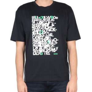 Discover the authentic Boss men's LOGO PRINT T-SHIRT in Blue