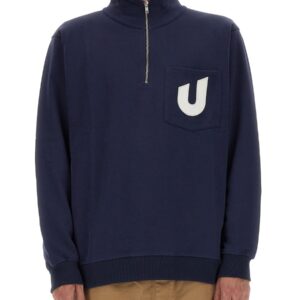 Discover the authentic UMBRO X YMC men's LOGO SWEATSHIRT in Blue