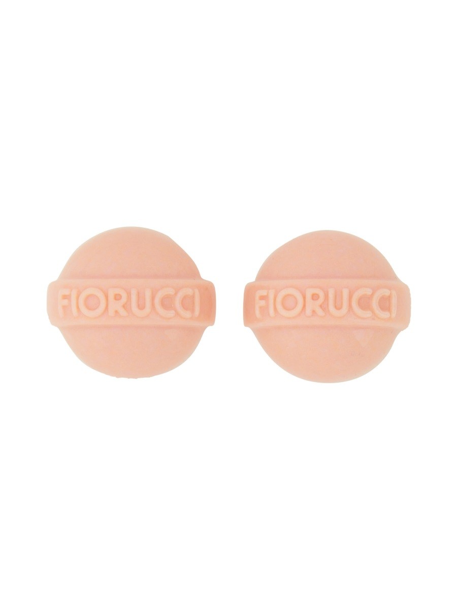 Elevate your look with the FIORUCCI women's "LOLLIPOP" EARRINGS in Pink