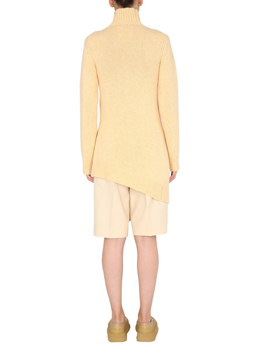 LONG ASYMMETRIC SWEATER - Image 4