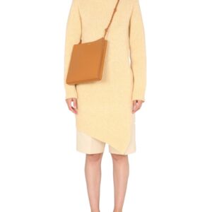 Explore the authentic JIL SANDER women's LONG ASYMMETRIC SWEATER in Yellow