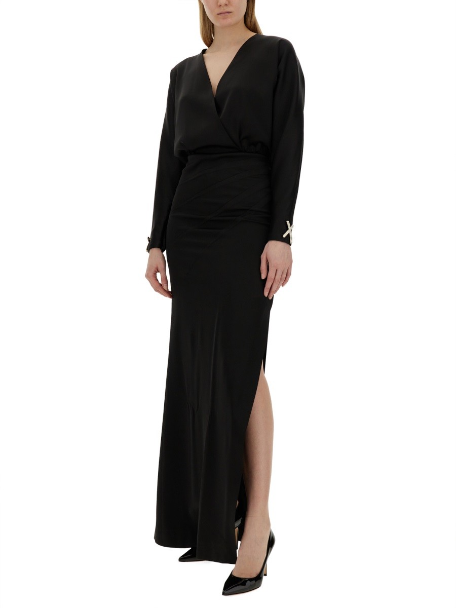 Discover the authentic GENNY women's LONG DRESS in Black