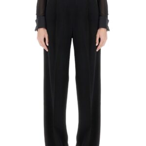 Refresh your wardrobe with the Max Mara women's Long pants in Black