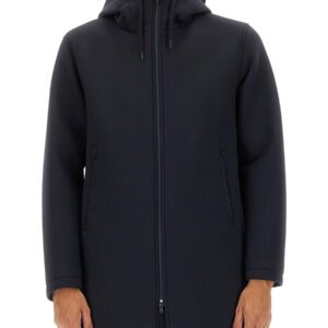 Explore the authentic Herno men's LONG PARKA IN THREE LAYERS "SCUBA" in Blue