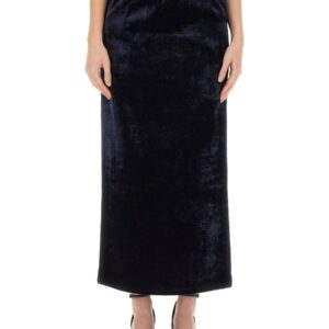 Discover the authentic Fendi women's LONG SKIRT in Blue