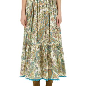 Discover the authentic Etro women's LONG SKIRT in GREEN
