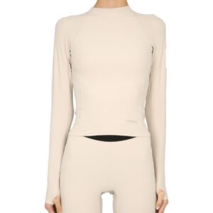 Refresh your wardrobe with the AMBUSH women's LONG SLEEVE T-SHIRT in beige