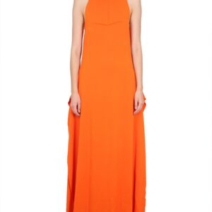 Refresh your wardrobe with the Lanvin women's LONGUETTE DRESS in orange