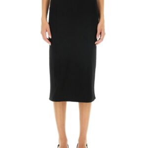 Discover the authentic Dolce & Gabbana women's LONGUETTE SKIRT in Black