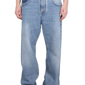 Discover the authentic Balmain men's LOOSE FIT JEANS in Blue