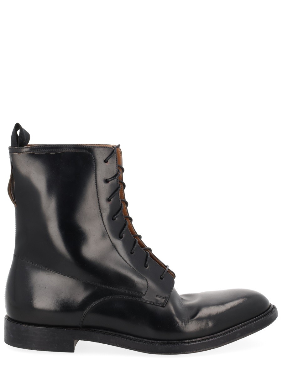 Explore the authentic Maison Margiela men's "LOVED TO DEATH" BOOT in Black