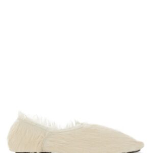 Refresh your wardrobe with the JIL SANDER women's LOW LEATHER SLIPPER in Ivory