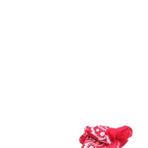 Refresh your wardrobe with the MANEBI women's LOW SANDALS WITH BANDANA BOW in Red