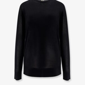 Discover the authentic TOTEME women's Lyocell sweater in Black