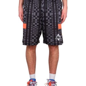 Shop the authentic MARCELO BURLON COUNTY OF MILAN men's MARCELO BURLON X KAPPA BERMUDA SHORTS in Black