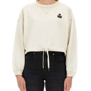 Explore the authentic MARANT ETOILE women's "MARGO" SWEATSHIRT in beige