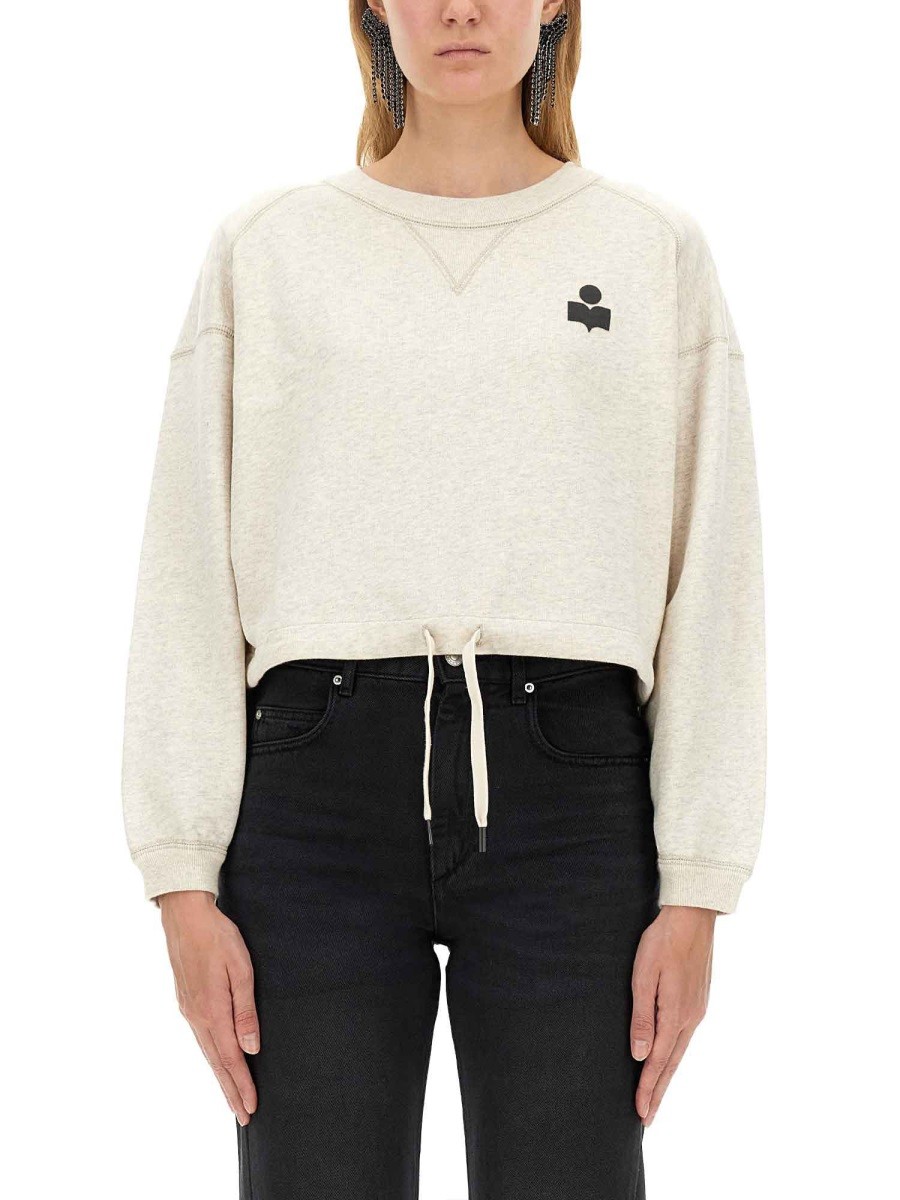 Explore the authentic MARANT ETOILE women's "MARGO" SWEATSHIRT in beige