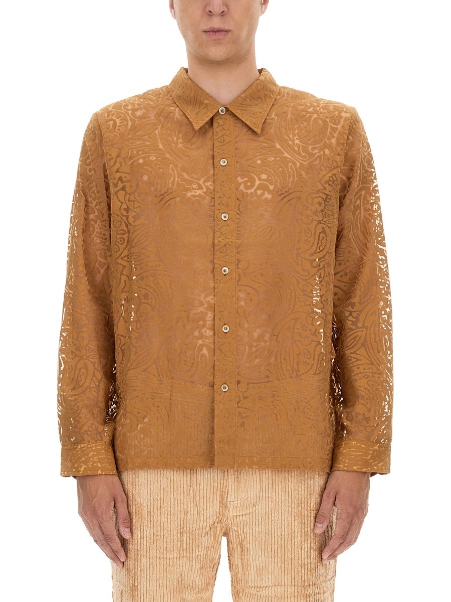 Discover the authentic SÉFR men's MAUI SHIRT in Brown