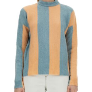 Discover the authentic ALYSI women's MAXI ROW SWEATER in MULTICOLOUR