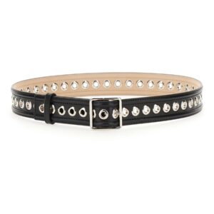 Explore the authentic Alexander Mcqueen women's MEDIUM BELT WITH EYELETS in Black