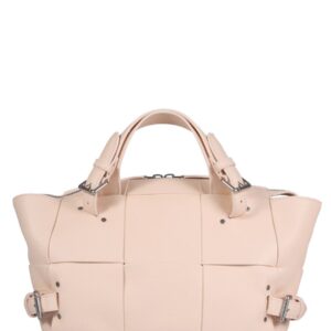 Explore the authentic Bottega Veneta women's MEDIUM LEATHER BAG in POWDER