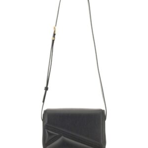 Refresh your wardrobe with the WANDLER women's MEDIUM "OSCAR" TRUNK BAG in Black