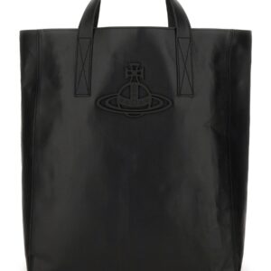 Explore the authentic Vivienne Westwood women's MEDIUM "SARAH" TOTE BAG in Black