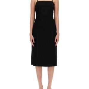 Discover the authentic THEORY women's MIDI DRESS in Black