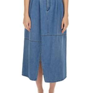 Discover the authentic ALYSI women's MIDI SKIRT in DENIM