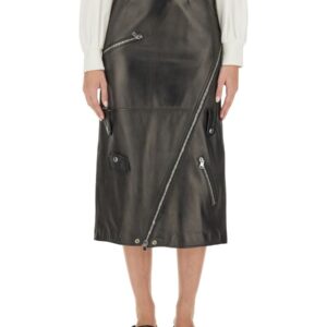 Refresh your wardrobe with the Alexander Mcqueen women's MIDI SKIRT in Black