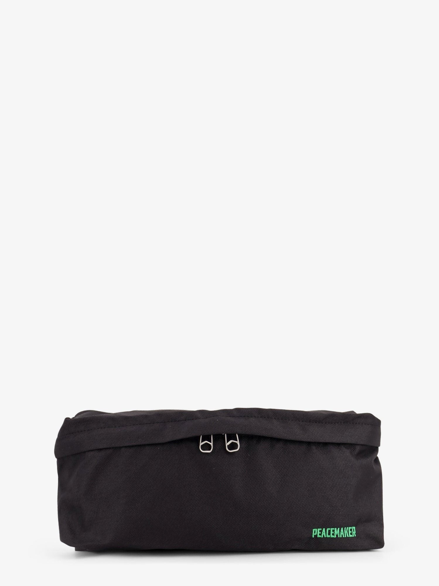 Discover the authentic OAMC PEACEMAKER men's Military nylon belt bag in Black