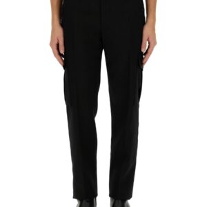 Refresh your wardrobe with the Alexander Mcqueen men's MILITARY PANTS in Black