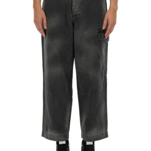 Elevate your look with the YMC men's MILITARY PANTS in Black