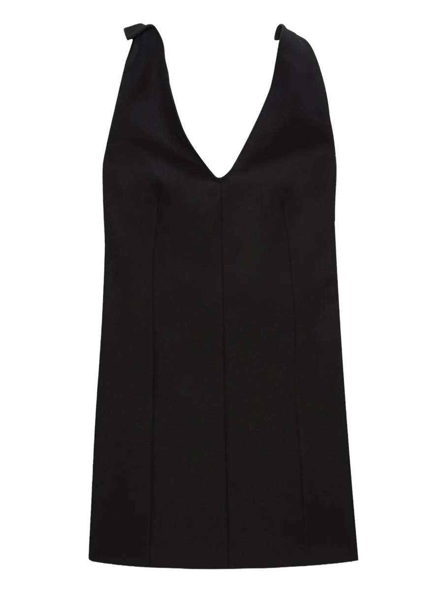 Refresh your wardrobe with the msgm women's MINI CORSET DRESS in Black