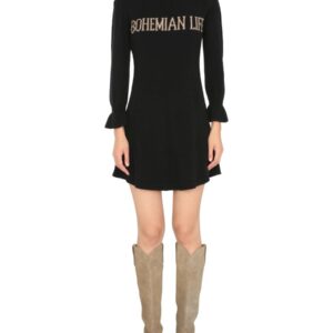 Elevate your look with the alberta ferretti women's MINI DRESS in Black