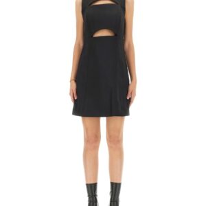 Refresh your wardrobe with the MICHAEL BY MICHAEL KORS women's MINI DRESS in Black