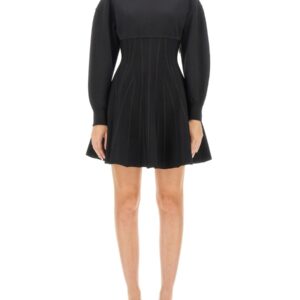Elevate your look with the Alexander Mcqueen women's MINI DRESS in Black