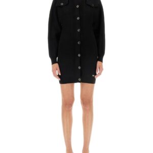 Refresh your wardrobe with the MOSCHINO JEANS women's MINI DRESS in Black