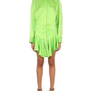 Refresh your wardrobe with the The Attico women's MINI DRESS ''CANDICE'' in GREEN